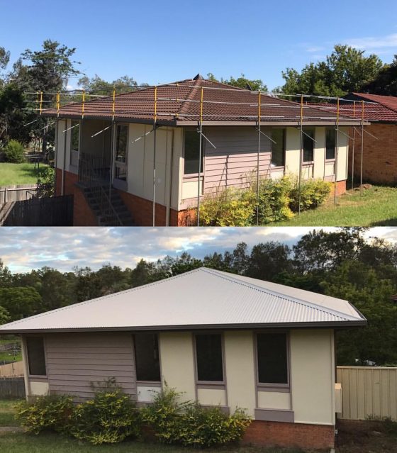 Re-Roof In Grafton — Plumbing & Gas Fitting in Coffs Harbour