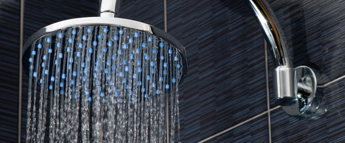 Stainless steel shower head — Plumbing & Gas Fitting in Coffs Harbour, NSW